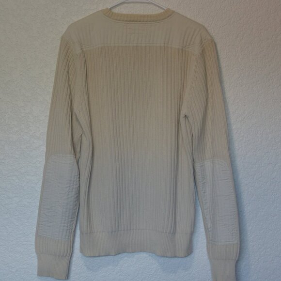 Mens Nautica Jeans Cream Sweater Size XL (100% cotton) - Picture 2 of 4